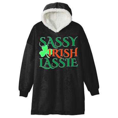 Sassy Irish Lassie Hooded Wearable Blanket