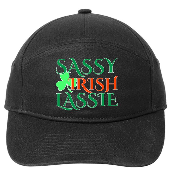 Sassy Irish Lassie 7-Panel Snapback Hat