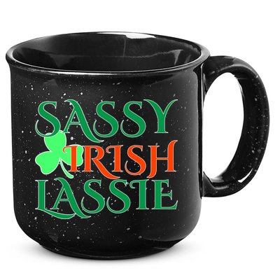 Sassy Irish Lassie 15oz Campfire Ceramic Mug