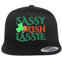 Sassy Irish Lassie Flat Bill Trucker Hat