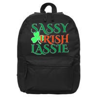 Sassy Irish Lassie 16 in Basic Backpack