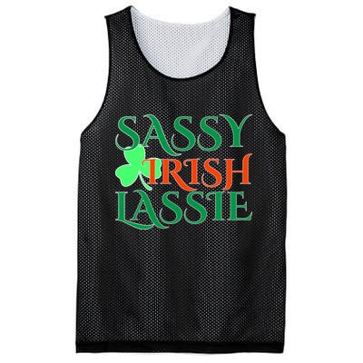 Sassy Irish Lassie Mesh Reversible Basketball Jersey Tank