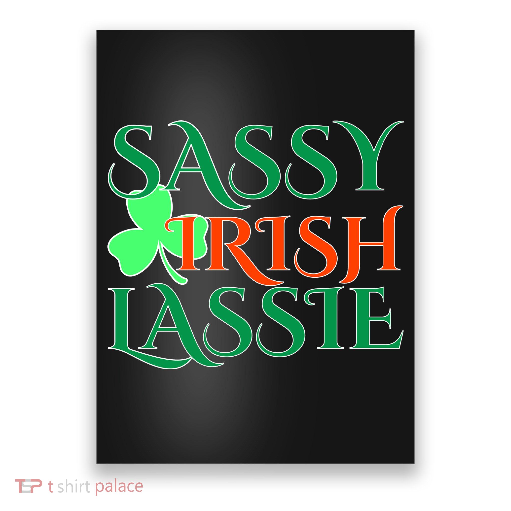 Sassy Irish Lassie Poster