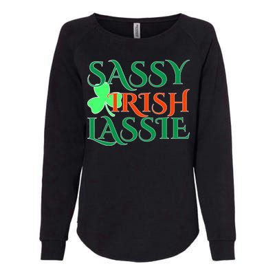 Sassy Irish Lassie Womens California Wash Sweatshirt