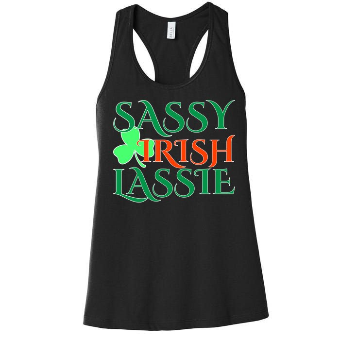 Sassy Irish Lassie Women's Racerback Tank