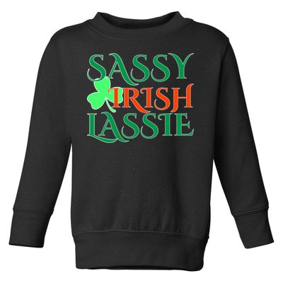 Sassy Irish Lassie Toddler Sweatshirt