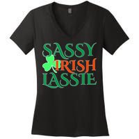 Sassy Irish Lassie Women's V-Neck T-Shirt