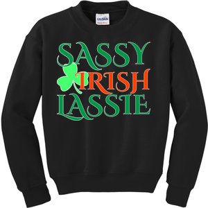 Sassy Irish Lassie Kids Sweatshirt