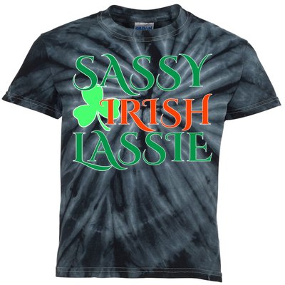 Sassy Irish Lassie Kids Tie-Dye T-Shirt