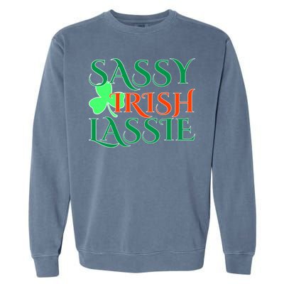 Sassy Irish Lassie Garment-Dyed Sweatshirt