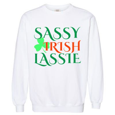 Sassy Irish Lassie Garment-Dyed Sweatshirt