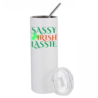 Sassy Irish Lassie Stainless Steel Tumbler