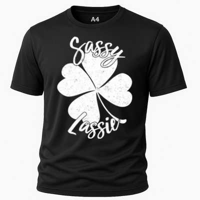 Sassy Lassie Irish Clover St. Patrick's Day Performance Shirt