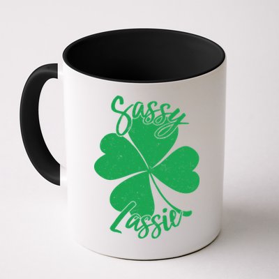 Sassy Lassie Irish Clover St. Patrick's Day Mug