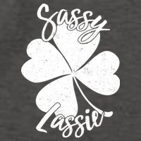 Sassy Lassie Irish Clover St. Patrick's Day Vector Backpack