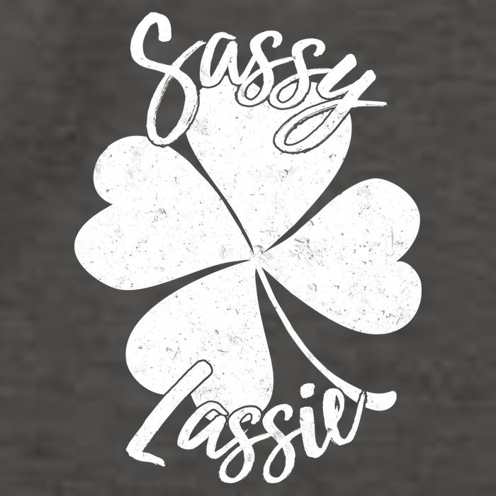 Sassy Lassie Irish Clover St. Patrick's Day Vector Backpack