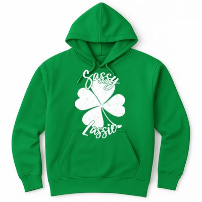 Sassy Lassie Irish Clover St. Patrick's Day Hoodie