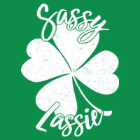 Sassy Lassie Irish Clover St. Patrick's Day Baby Bodysuit