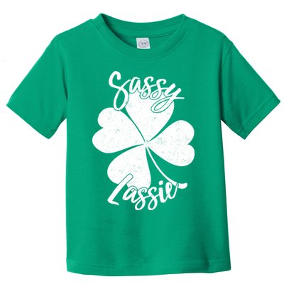 Sassy Lassie Irish Clover St. Patrick's Day Toddler T-Shirt