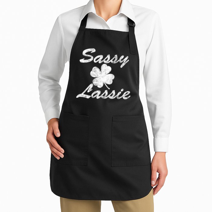 Sassy Lassy Irish Clover St. Patricks Day Apron