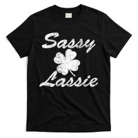 Sassy Lassy Irish Clover St. Patricks Day T-Shirt