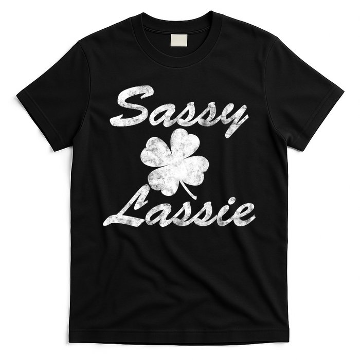 Sassy Lassy Irish Clover St. Patricks Day T-Shirt