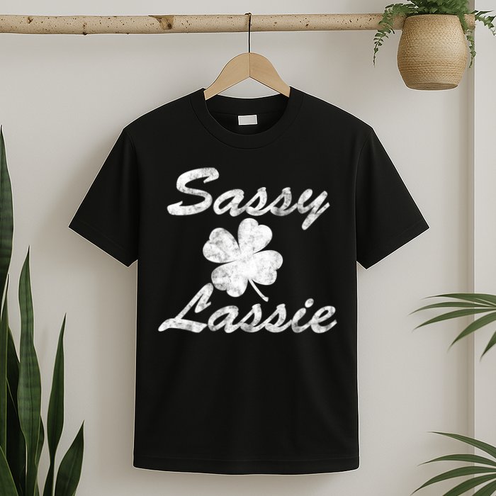 Sassy Lassy Irish Clover St. Patricks Day T-Shirt