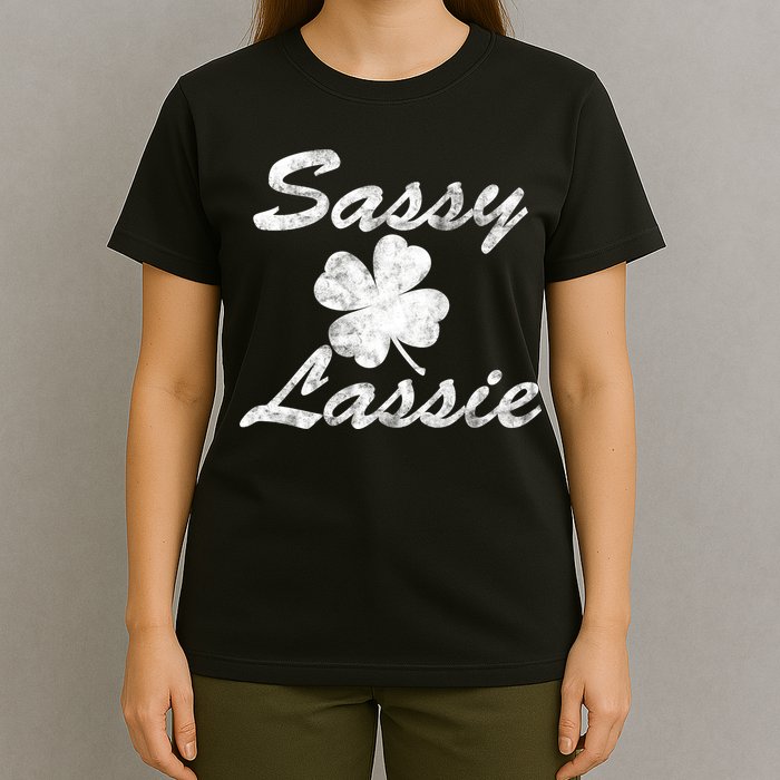 Sassy Lassy Irish Clover St. Patricks Day T-Shirt
