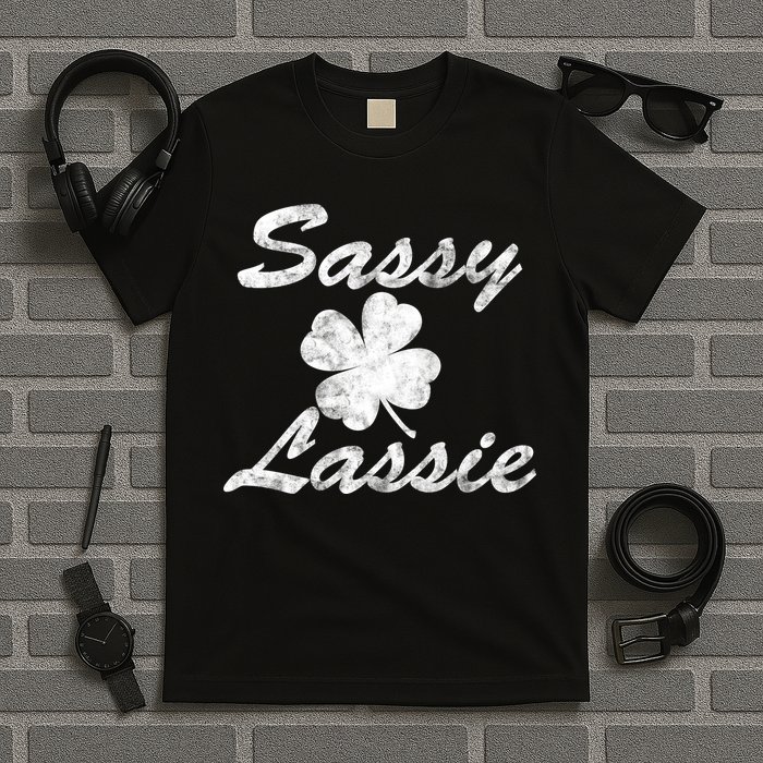 Sassy Lassy Irish Clover St. Patricks Day T-Shirt