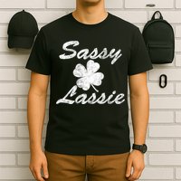 Sassy Lassy Irish Clover St. Patricks Day T-Shirt