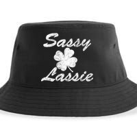Sassy Lassy Irish Clover St. Patricks Day Sustainable Bucket Hat