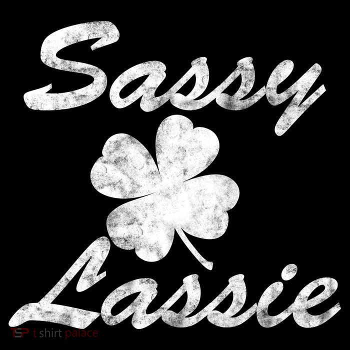 Sassy Lassy Irish Clover St. Patricks Day Button