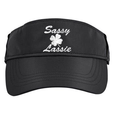 Sassy Lassy Irish Clover St. Patricks Day Adult Drive Performance Visor