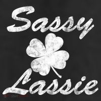 Sassy Lassy Irish Clover St. Patricks Day 25L Jumbo Tote