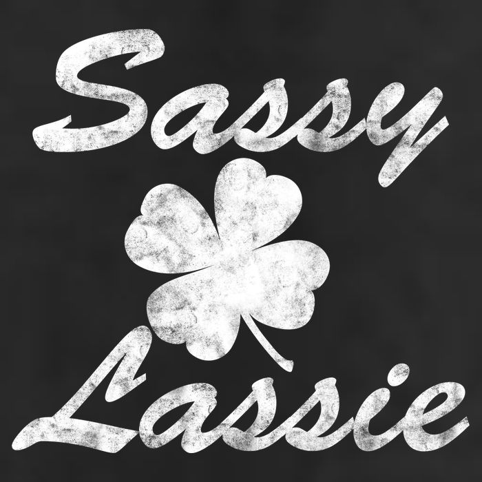 Sassy Lassy Irish Clover St. Patricks Day Golf Towel