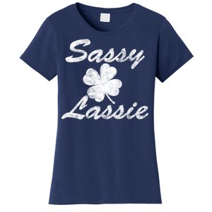 Sassy Lassy Irish Clover St. Patricks Day Women's T-Shirt