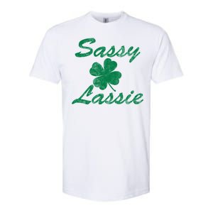 Sassy Lassy Irish Clover St. Patricks Day Softstyle CVC T-Shirt