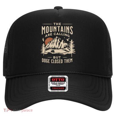 Subtle Anti Trump High Crown Mesh Back Trucker Hat