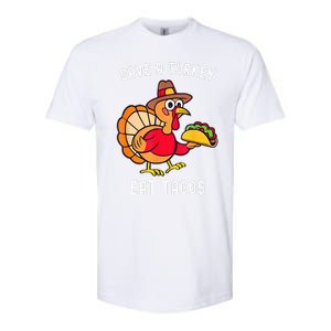 Save a Turkey Eat Tacos Mexican Funny Thanksgiving Softstyle CVC T-Shirt