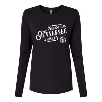 Smooth As Tennessee Whiskey Womens Cotton Relaxed Long Sleeve T-Shirt