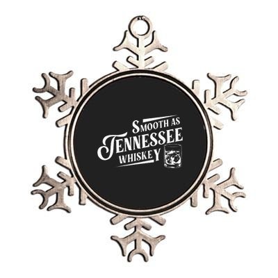 Smooth As Tennessee Whiskey Metallic Star Ornament