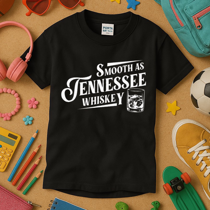 Smooth As Tennessee Whiskey Kids T-Shirt
