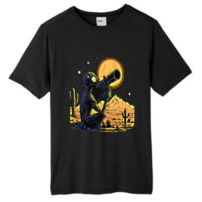 Space Alien Telescope Planets Astronomy Space Meaningful Gift Tall Fusion ChromaSoft Performance T-Shirt