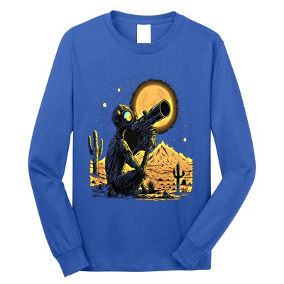 Space Alien Telescope Planets Astronomy Space Meaningful Gift Long Sleeve Shirt