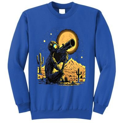 Space Alien Telescope Planets Astronomy Space Meaningful Gift Tall Sweatshirt