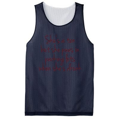 Shes A Ten But She Pees In Parking Lots When Shes Drunk Mesh Reversible Basketball Jersey Tank