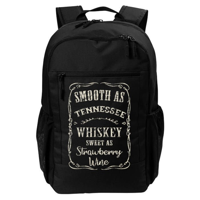 Smooth As Tennessee Whiskey Funny Humour Vacation Daily Commute Backpack