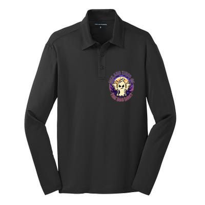 Sick And Tired Of This Boo Sheet Halloween Ghost Costume Silk Touch Performance Long Sleeve Polo