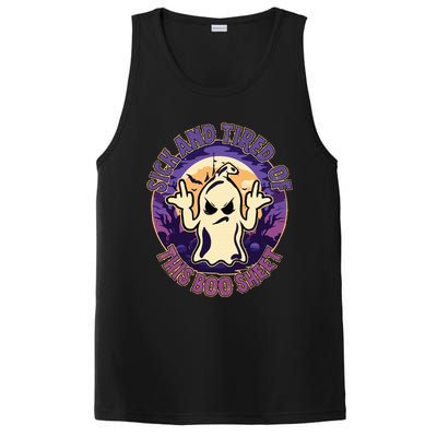 Sick And Tired Of This Boo Sheet Halloween Ghost Costume PosiCharge Competitor Tank