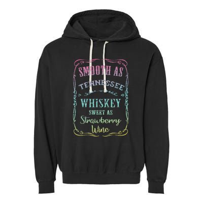 Smooth as Tennessee Whiskey Funny Humour Tee Vacation Garment-Dyed Fleece Hoodie